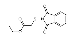 ethyl 2-(1,3-dioxoisoindol-2-yl)sulfanylacetate Structure