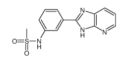 N-[3-(1H-imidazo[4,5-b]pyridin-2-yl)phenyl]methanesulfonamide结构式