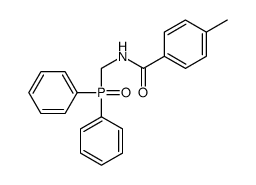 N-(diphenylphosphorylmethyl)-4-methylbenzamide Structure