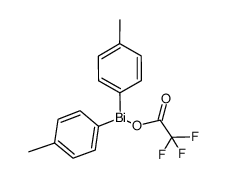 di(p-tolyl)bismuth(III) trifluoroacetate结构式