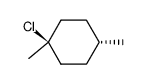 1r.Chlor-1,4-trans-dimethylcyclohexan结构式