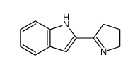 2-(3,4-dihydro-2H-pyrrol-5-yl)indole Structure