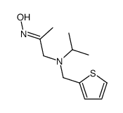 N-[1-[propan-2-yl(thiophen-2-ylmethyl)amino]propan-2-ylidene]hydroxylamine结构式