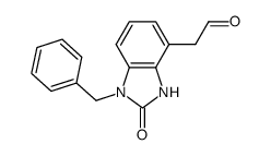 (1-Benzyl-2-oxo-2,3-dihydro-1H-benzoimidazol-4-yl)-acetaldehyde Structure