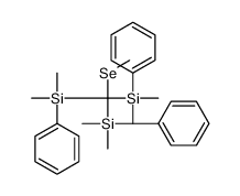 [bis[dimethyl(phenyl)silyl]-methylselanylmethyl]-dimethyl-phenylsilane结构式