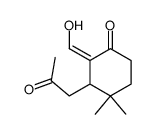 4,4-dimethyl-2-(hydroxymethylene)-3-(2-oxopropyl)cyclohexanone Structure