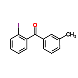 (2-Iodophenyl)(3-methylphenyl)methanone structure