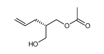 2-(2-propenyl)-1,3-propanediol (S)-(-)-monoacetate Structure