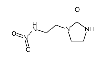 1-(2-nitroamino-ethyl)-imidazolidin-2-one结构式