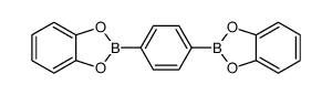 2-[4-(1,3,2-benzodioxaborol-2-yl)phenyl]-1,3,2-benzodioxaborole Structure