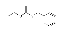 1-Ethoxy-1-benzylmercapto-ethylen结构式