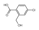 4-chloro-2-(hydroxymethyl)benzoic acid结构式