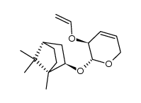 2(R)-(1-bornyloxy)-3(S)-(vinyloxy)-3,6-dihydro-2H-pyran Structure