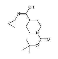 4-(环丙基氨基甲酰)哌啶-1-羧酸叔丁酯图片