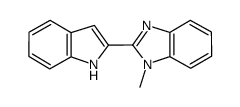 2-(1H-indol-2-yl)-1-methyl-1H-benzo[d]imidazole Structure