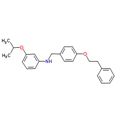 3-Isopropoxy-N-[4-(2-phenylethoxy)benzyl]aniline Structure