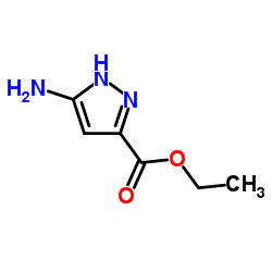 5-氨基-吡唑-3-甲酸乙酯结构式