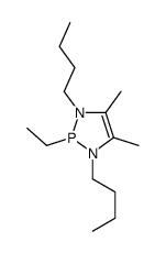 1,3,2-Diazaphosphol-4-ene, 2-ethyl-1,3-dibutyl-4,5-dimethyl- structure