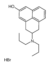 2-(Dipropylamino)-2,3-dihydro-1H-phenalen-5-ol hydrobromide (1:1)结构式