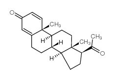 Pregna-1,4-diene-3,20-dione structure