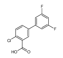 2-chloro-5-(3,5-difluorophenyl)benzoic acid Structure