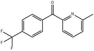 6-Methyl-2-(4-trifluoromethylbenzoyl)pyridine Structure
