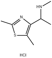 [1-(2,5-dimethyl-1,3-thiazol-4-yl)ethyl]methylamine dihydrochloride Structure