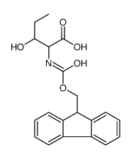 FMOC-2-AMINO-3-HYDROXYPENTANOIC ACID结构式