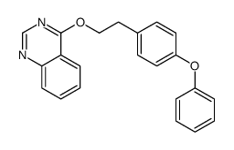 4-[2-(4-phenoxyphenyl)ethoxy]quinazoline结构式