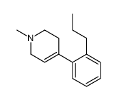 1-methyl-4-(2-propylphenyl)-3,6-dihydro-2H-pyridine Structure