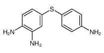 4-(4-aminophenyl)sulfanylbenzene-1,2-diamine Structure