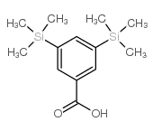 3,5-双-三甲基硅烷苯甲酸结构式