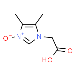 1H-Imidazole-1-aceticacid,4,5-dimethyl-,3-oxide(9CI) structure