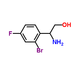 2-Amino-2-(2-bromo-4-fluorophenyl)ethanol Structure