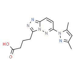 4-(6-(3,5-dimethyl-1H-pyrazol-1-yl)-[1,2,4]triazolo[4,3-b]pyridazin-3-yl)butanoic acid picture