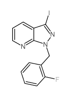1-[(2-氟苯基)甲基] -3-碘-1H-吡唑并[3,4-b]吡啶图片