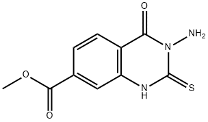 Methyl 3-amino-4-oxo-2-thioxo-1,2,3,4-tetrahydroquinazoline-7-carboxylate Structure