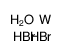 oxotungsten,tetrahydrobromide结构式