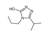 3H-1,2,4-Triazol-3-one,2,4-dihydro-5-(1-methylethyl)-4-propyl-(9CI) structure