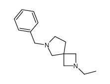 7-benzyl-2-ethyl-2,7-diazaspiro[3.4]octane Structure