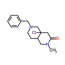 N-[(1-Benzyl-4-piperidinyl)methyl]-2-chloro-N-methylacetamide结构式