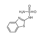 (9CI)-2-苯并噻唑-磺酰胺结构式