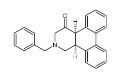 (4aR,12bS)-2-benzyl-1,2,3,12b-tetrahydrodibenzo[f,h]isoquinolin-4(4aH)-one结构式