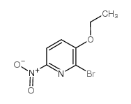 2-溴-3-乙氧基-6-硝基吡啶结构式