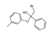 2-bromo-1-phenyl-1-(m-tolyloxy)ethan-1-ol Structure