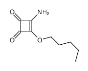 3-amino-4-pentoxycyclobut-3-ene-1,2-dione Structure