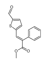 methyl E-3-(5-formyl-2-thienyl)-2-phenylacrylate Structure