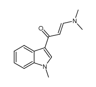 3-dimethylamino-1-(1-methyl-1H-indol-3-yl)propenone Structure