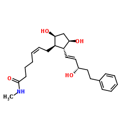 比马前列素甲胺结构式