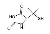 (+/-)-N-formylpenicillamine Structure